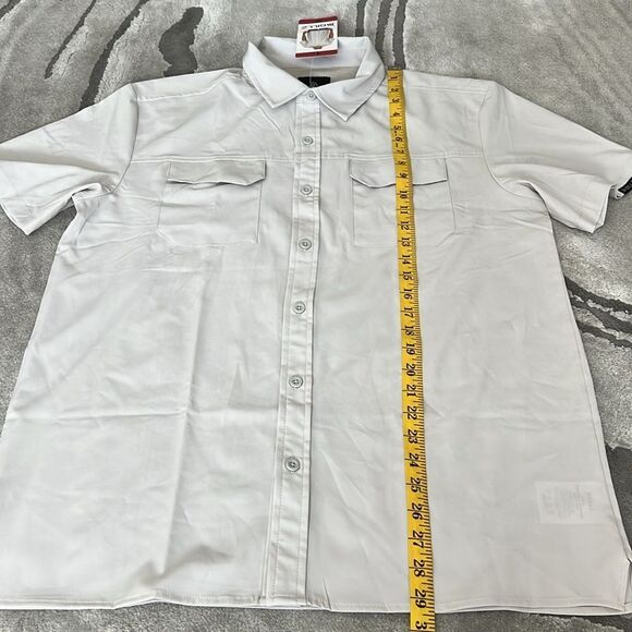 Gillz Men’s Button Down Short Sleeve Breathable Shirt M - Picture 5 of 7
